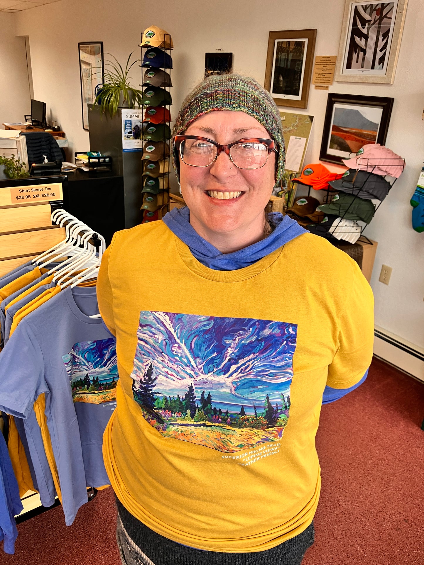 Superior Hiking Trail "Lupine Views" Tee