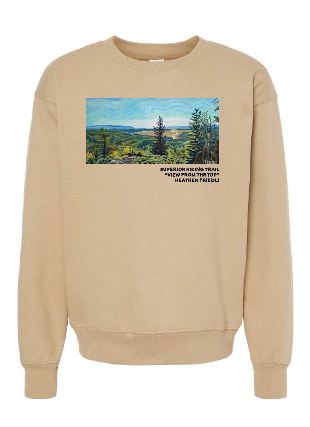 Superior Hiking Trail "View From The Top" Crew Sweatshirt