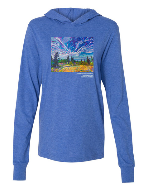 Superior Hiking Trail "Lupine Views" Hoodie Tee