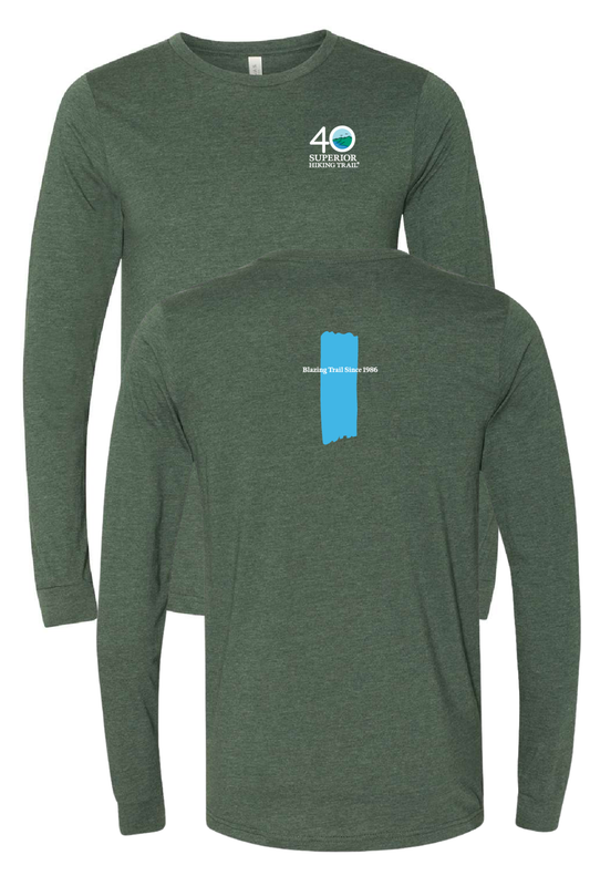 Superior Hiking Trail 40th Anniversary Long Sleeve T-shirt