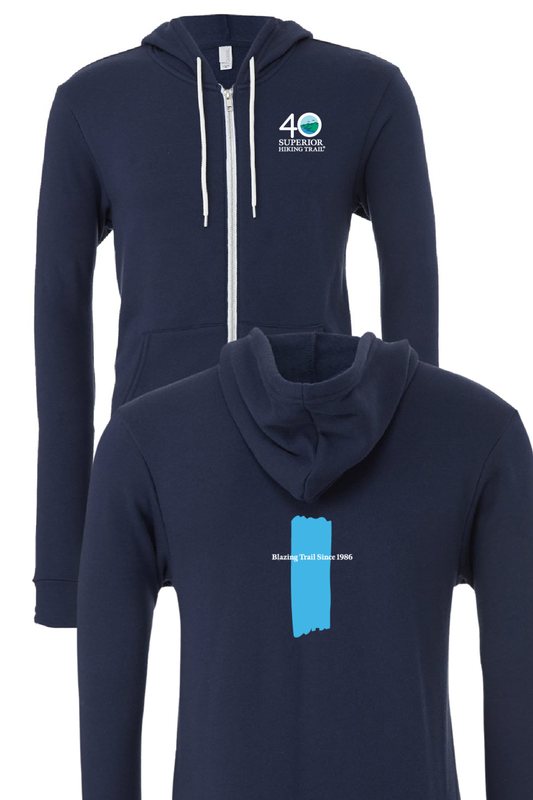 Superior Hiking Trail 40th Anniversary Full Zip Hoodie