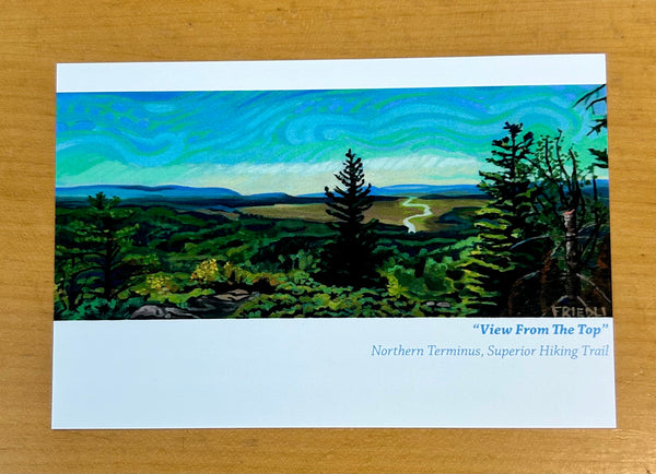 Heather Friedli "View From The Top" Postcard