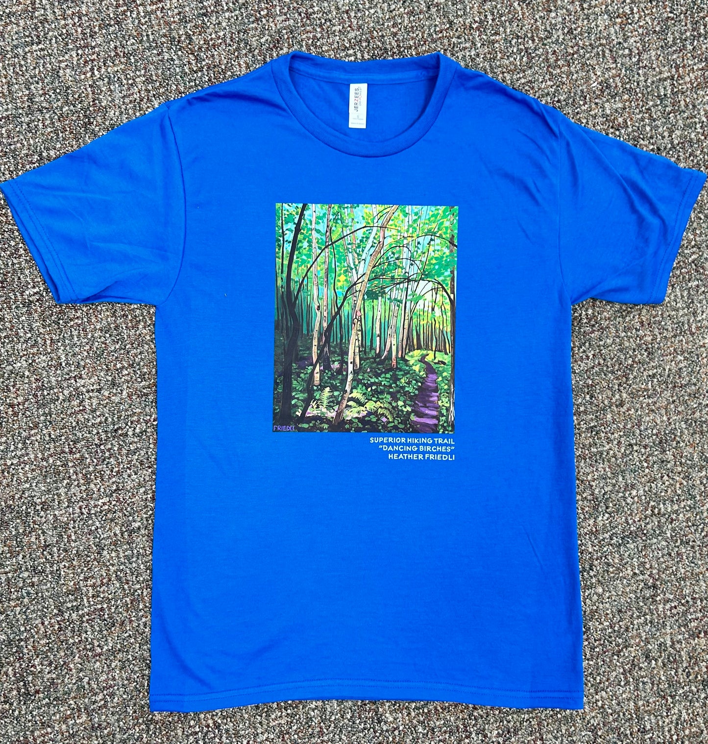 Superior Hiking Trail "Dancing Birches" SS Performance Tee
