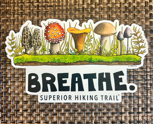 Superior Hiking Trail "Breathe" Sticker