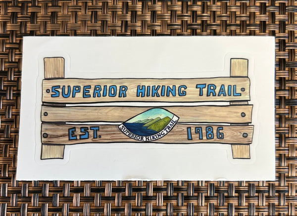 Superior Hiking Trail "Trailhead Sign" Sticker