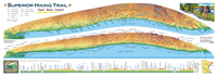 Superior Hiking Trail Profile Poster
