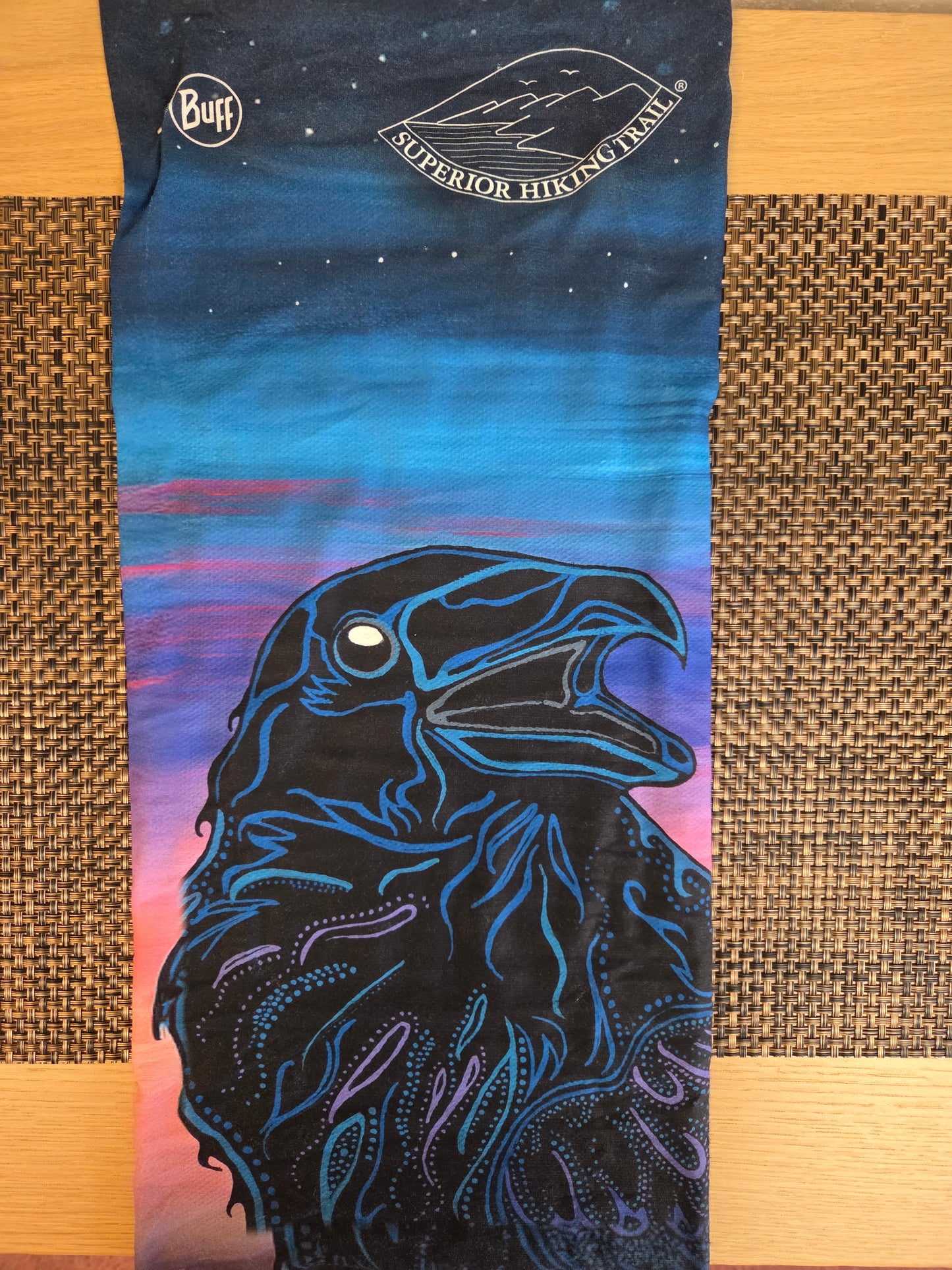 Superior Hiking Trail Sunrise Raven Neck Gaiter by Buff