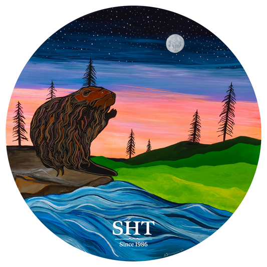 Superior Hiking Trail Superior Beaver Sticker by Sam Zimmerman