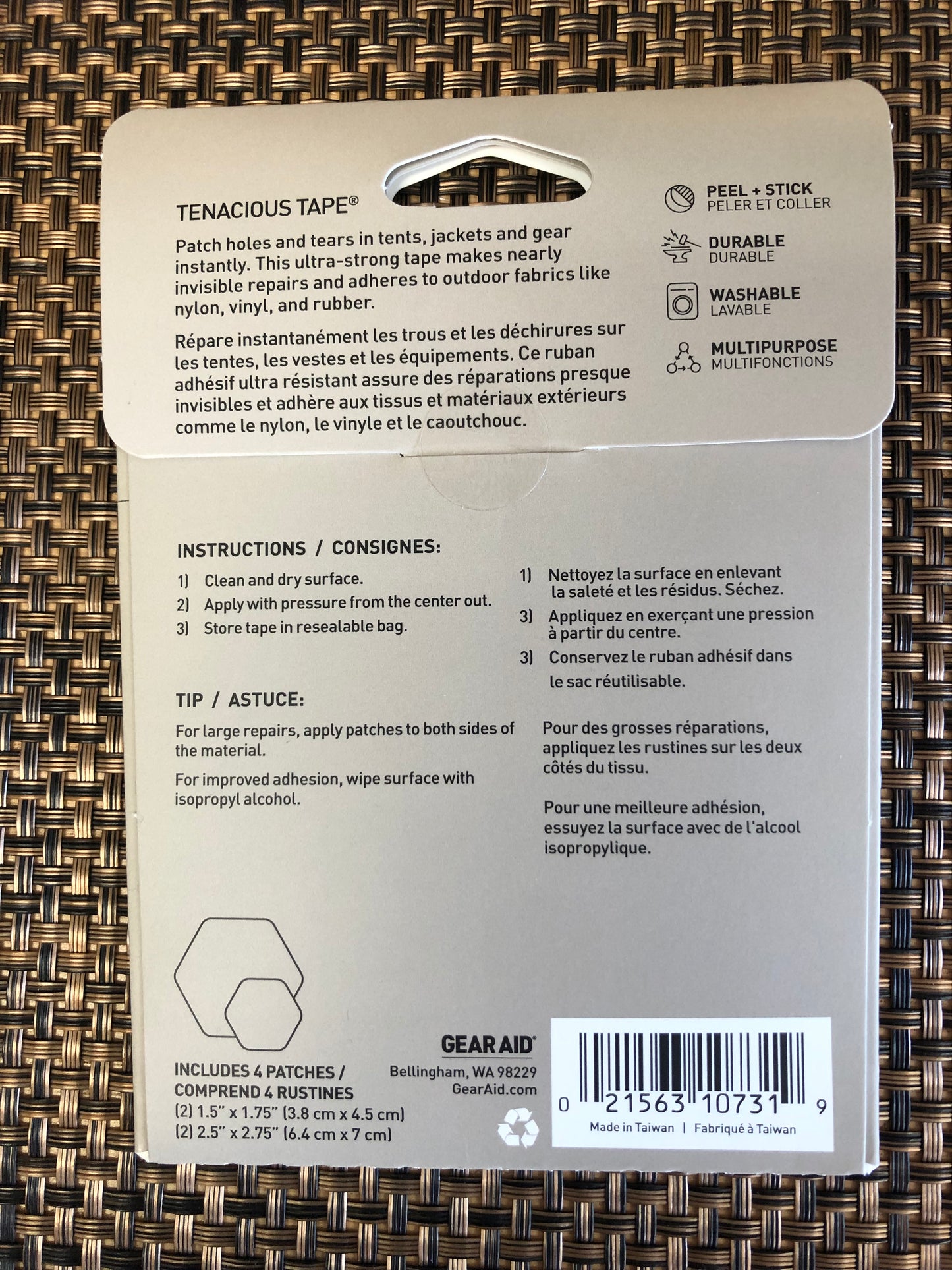 Tenacious Tape Patches by Gear Aid